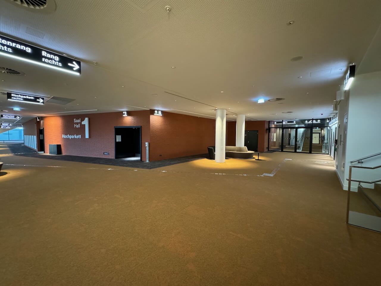 Hall 1 Foyer, right-hand side